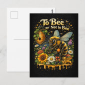 To Bee or Not to Bee Briefkaart (Voorkant / Achterkant)