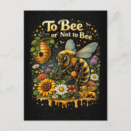 To Bee or Not to Bee Briefkaart
