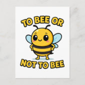 To bee or not to bee briefkaart (Voorkant)