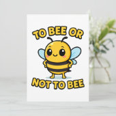 To bee or not to bee kaart (Staand voorkant)