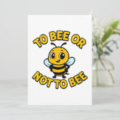 To bee or not to bee kaart (Staand voorkant)