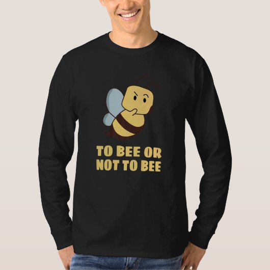 To Bee Or Not To Bee Shakespeare T-shirt (Voorkant)