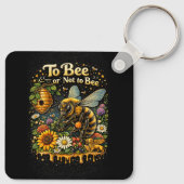 To Bee or Not to Bee Sleutelhanger (Achterkant)