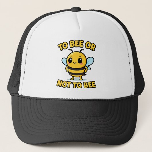 To bee or not to bee trucker pet (Voorkant)