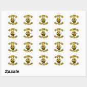 To bee or not to bee vierkante sticker (Vel)