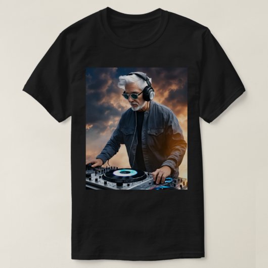 To create a DJ T-shirt with a print title, here ar (Design voorkant)