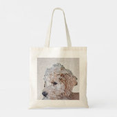 To Cute Puppy Miniature Schnauzer Dog Tote Bag (Achterkant)
