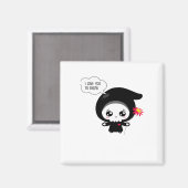 To Death beroemd gemaakt door Funny Valentijnsdag  Magneet (Voorkant / Achterkant)