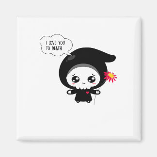 To Death beroemd gemaakt door Funny Valentijnsdag  Magneet