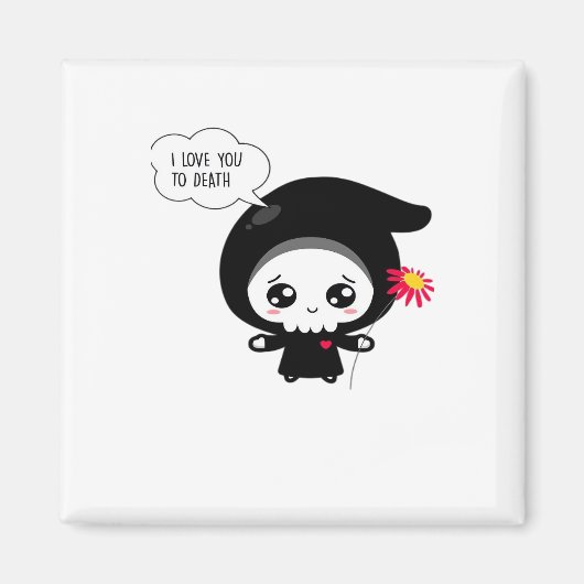 To Death beroemd gemaakt door Funny Valentijnsdag  Magneet (Voorkant)