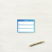 TO-DO Checklist Post-Its – 3-regelige takenlijst Post-it® Notes (Op bureau)