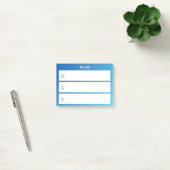 TO-DO Checklist Sticky Notes – 3 Line Task Pad (Kantoor)