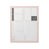 To-do de Blocnote van de Lijst voor de Micromanage (Linkerzijde)