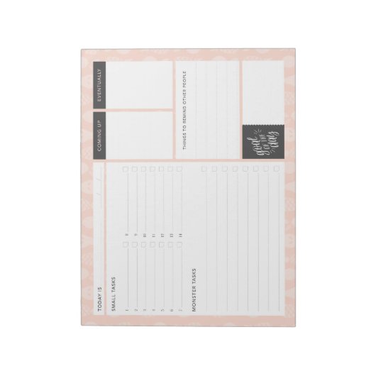 To-do de Blocnote van de Lijst voor de Micromanage (Linkerzijde)