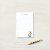 To Do Lijst Post-it Notities voor Empowered Vrouwe Post-it® Notes (Op bureau)
