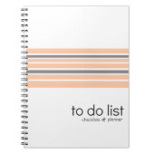 To-Do Lijsten checklist & planner notebook Notitieboek (Voorkant)