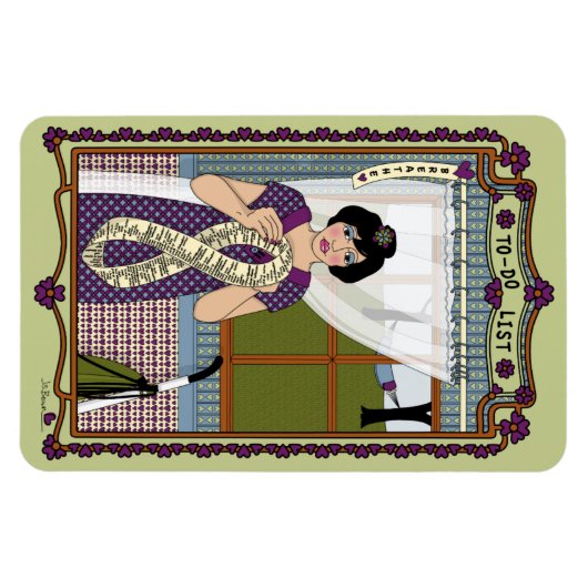 To-Do List_A_4x6 koelkast Magneet (Horizontaal)