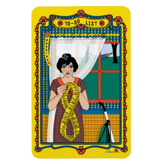 To-Do List_B_4x6 koelkast Magneet (Verticaal)