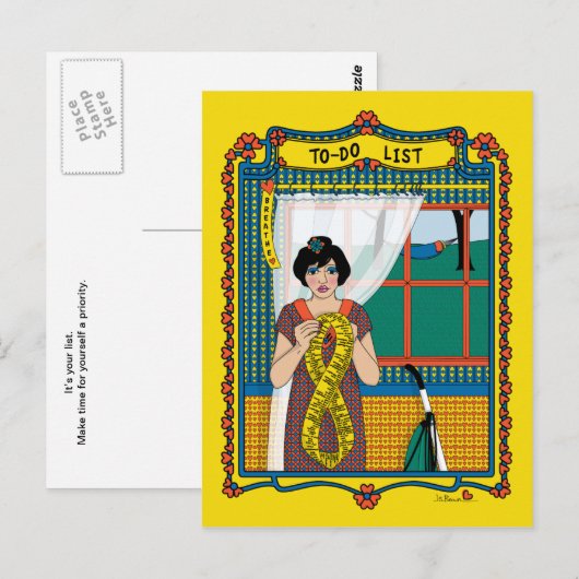 To-Do List_B_ Briefkaart (Voorkant / Achterkant)