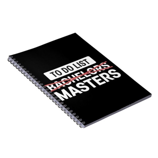 To Do List Bachelor Masterdiploma Universiteit Cij Notitieboek (Rechterzijde)