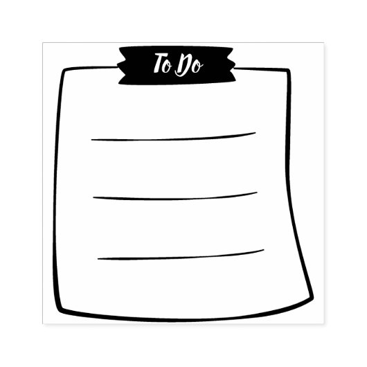 To Do list journaal / plakboek Rubberstempel (Afrduk)