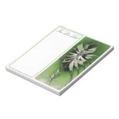 To Do List met groene bloem Notitieblok (Linkerzijde)