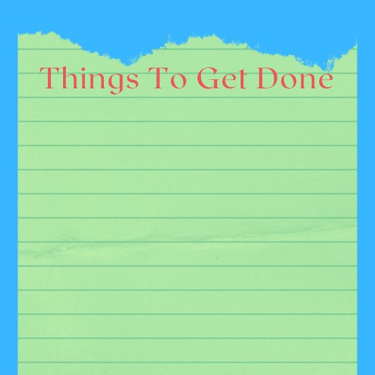 To Do List moderne checklist Post-it® Notes
