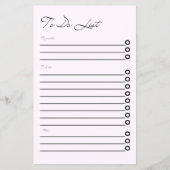 To Do List Planner Flyer (Voorkant)