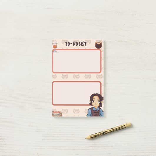 To-do list post-it® notes (Op bureau)