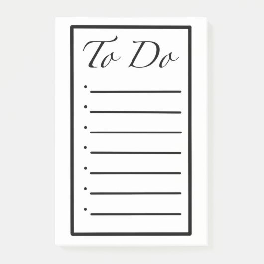 To Do List Post it Notes (Voorkant)
