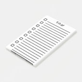 To Do List Sticky Notes Wit (Schuin)