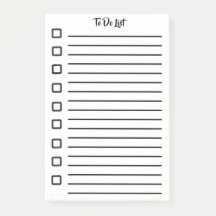 To Do List Sticky Notes Wit