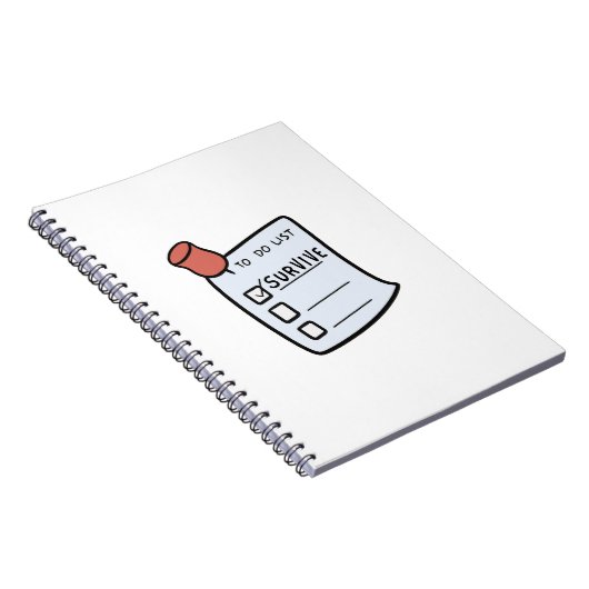 To-Do List: Survive  Notitieboek (Rechterzijde)
