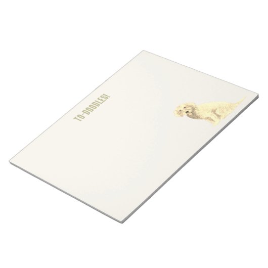 To-doodles golden doodle notitieblok (Schuin)