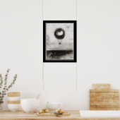 "To Edgar Poe" door Odilon Redon ca. 1882 Poster (Keuken)