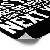 To Everyone I Offended This Year Work On Yourself  Poster (Hoek)