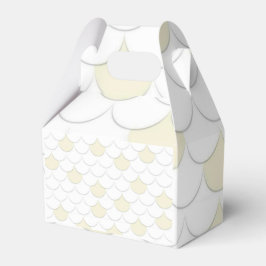 To Go Box met Zeemeerminneschalen Bedankdoosjes