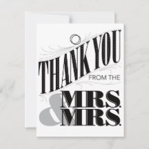 To Have and To Hold Thank You Card beroemd gemaakt