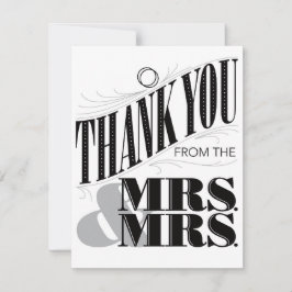 To Have and To Hold Thank You Card beroemd gemaakt Notitiekaartje