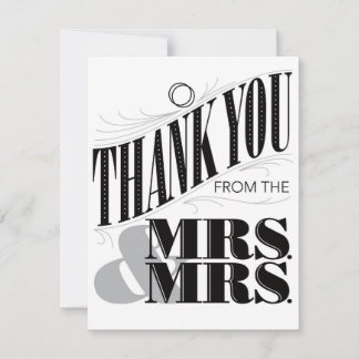 To Have and To Hold Thank You Card beroemd gemaakt Notitiekaartje