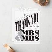 To Have and To Hold Thank You Card beroemd gemaakt Notitiekaartje (Voorkant / Achterkant in situ)