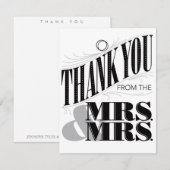 To Have and To Hold Thank You Card beroemd gemaakt Notitiekaartje (Voorkant / Achterkant)