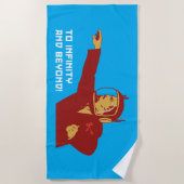 To infinity and bey strandlaken (Voorkant)