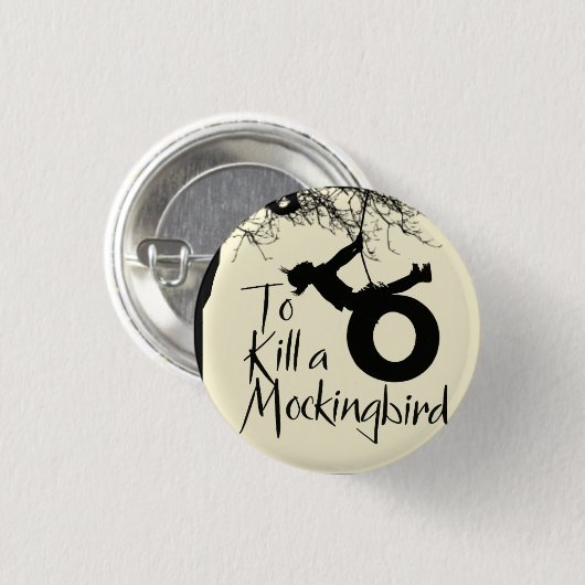 To Kill A Mockingbird Patch Ronde Button 3,2 Cm (Voorkant /achterkant)