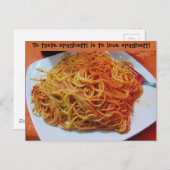 To Love Spaghetti Briefkaart (Voorkant / Achterkant)