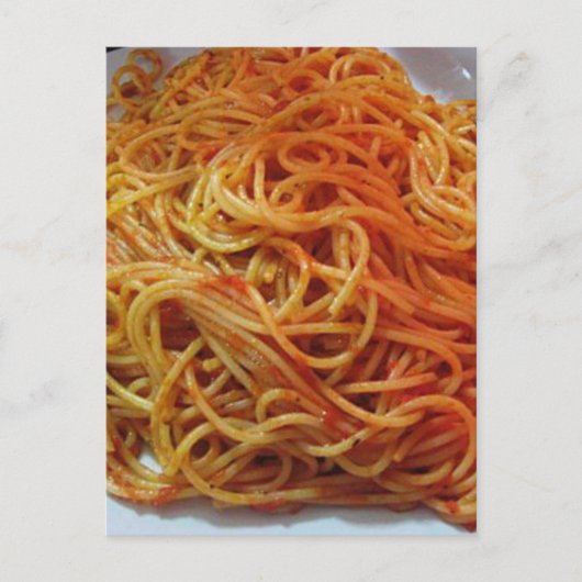 To Love Spaghetti Briefkaart (Voorkant)