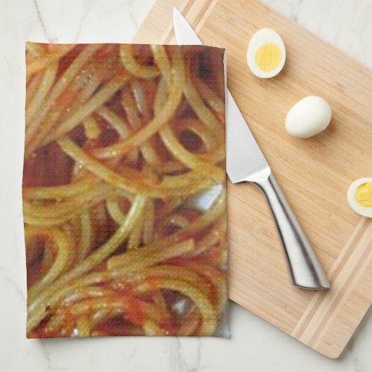 To Love Spaghetti Theedoek (Quarter Fold)