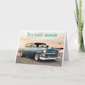 TO MY "CLASSIC GRANDSON" ENJOY YOUR BIRTHDAY  KAART (Voorkant)
