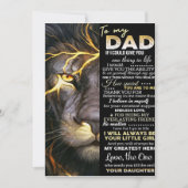 To my dad | Adorable Letter | Lovely Gift Feestdagenkaart (Voorkant)