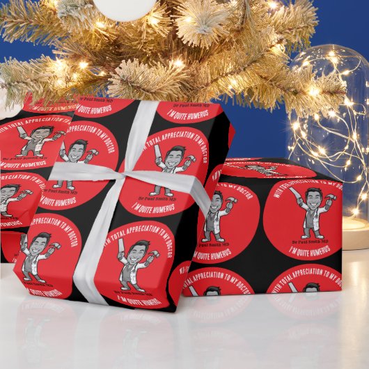 to my doctor I’m quite humerus Cadeaupapier (Feestdagen)